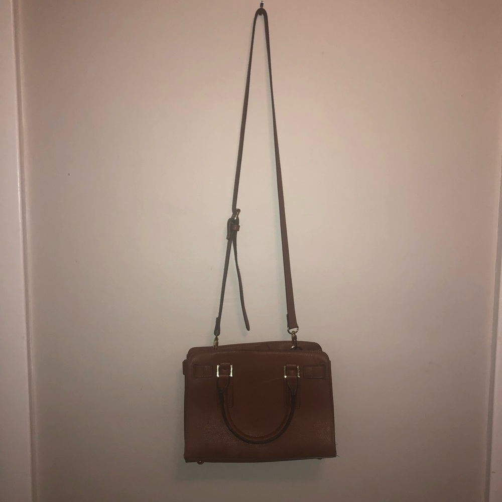 Merona brown cross body bag